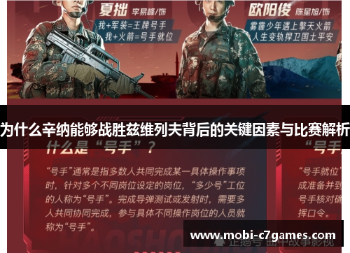 为什么辛纳能够战胜兹维列夫背后的关键因素与比赛解析